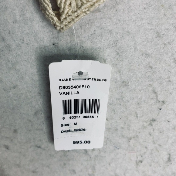 Diane Von Furstenberg Solar Macrame Belted Mini Dress Womens Size M NWT $595 - Picture 11 of 15